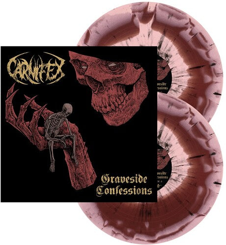 Carnifex - Graveside Confessions (Red & Pink Swirl w Black Splatter)