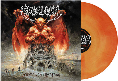 Cavalera - Bestial Devastation - Orange Swirl