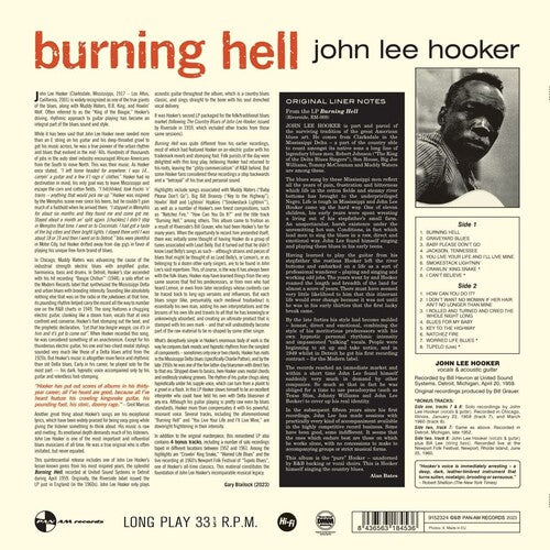 John Lee Hooker - Burning Hell - Limited 180-Gram Vinyl with Bonus Tracks