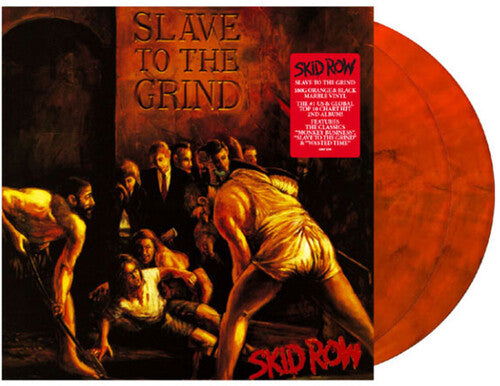 Slave To The Grind [Orange & Black Marble] Vinyl - Skid Row Vinyl