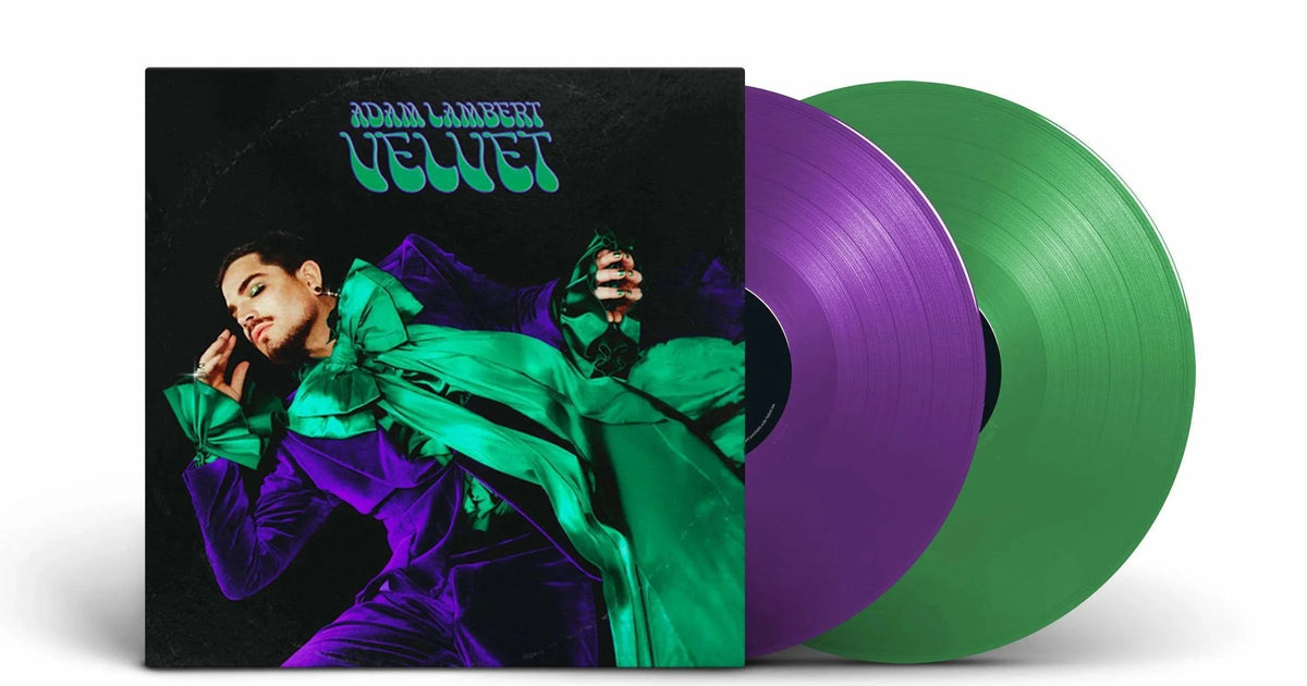 Velvet [2LP Purple & Green] Vinyl - Adam Lambert Vinyl Records | Vinyl