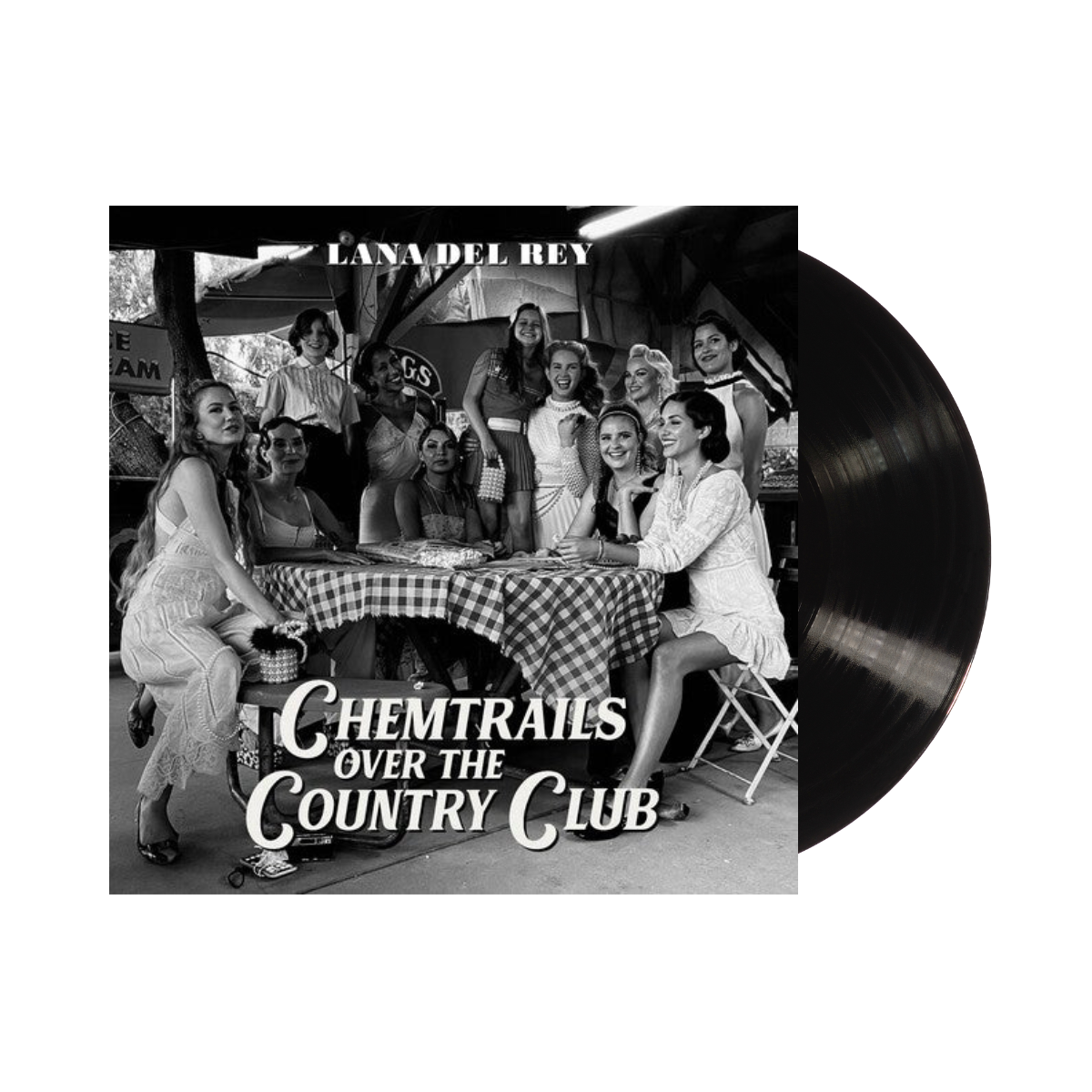 Lana Del Rey Chemtrails Over the 直筆サイン LANA DEL REY SIGNED CHEMTRAILS OVER THE COUNTRY CLUB RECORD