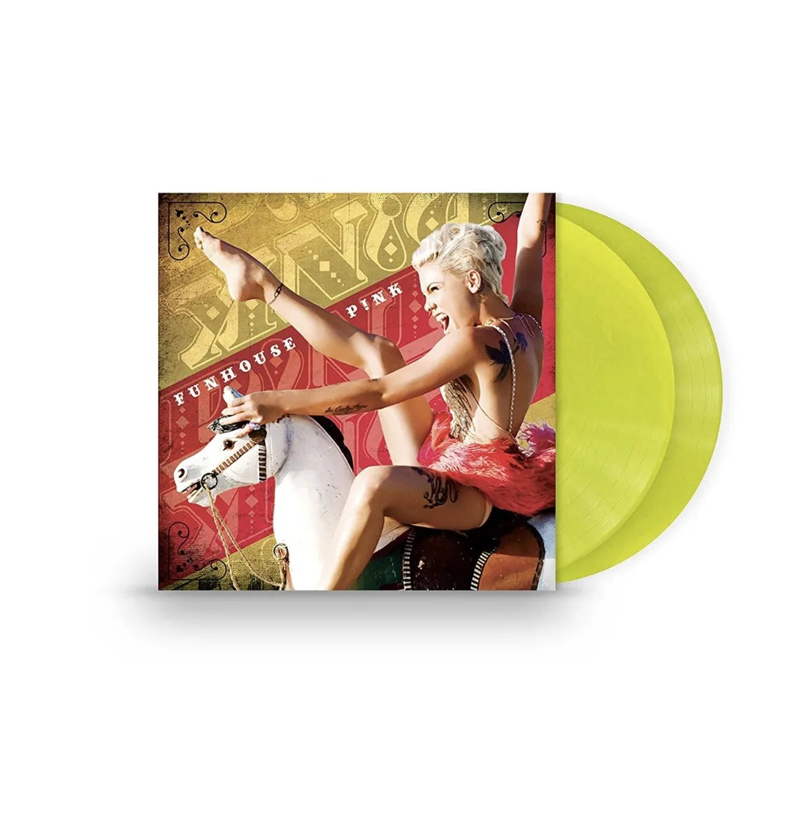 Pink funhouse store vinyl!