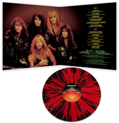 Warrant - Greatest & Latest - Red & Black Splatter