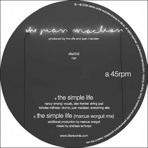 The Juan MacLean - Simple Life