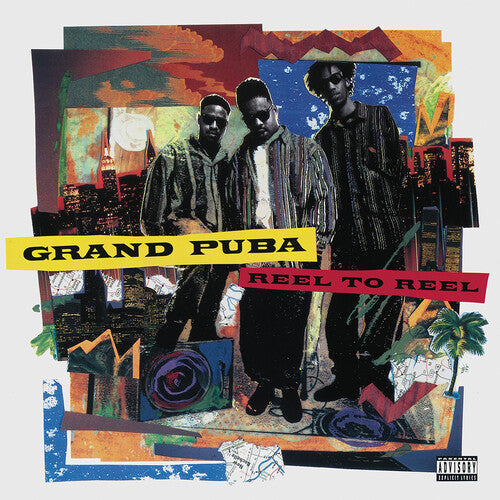 Grand Puba - Reel to Reel [2LP Orange, Yellow & Blue Jay with White)