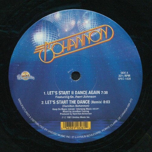 Bohannon - Let's Start II Dance Again [180-Gram Colored Vinyl]