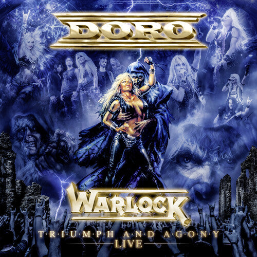 Doro - Warlock - Triumph & Agony Live (5'9 cardboard stand of Doro & Warlock)
