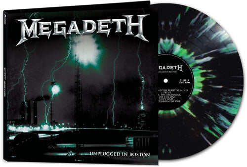 Megadeth - Unplugged In Boston - Green & Black Splatter