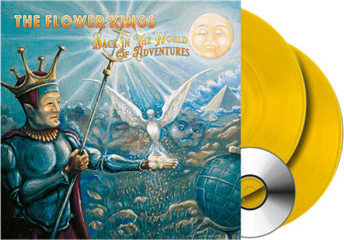 The Flower Kings - Back In The World Of Adventures - Transparent Sun Yellow Vinyl + CD & LP Booklet