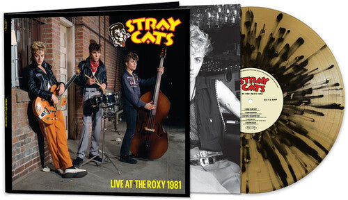 Stray Cats - Live At The Roxy 1981 - Gold/black Splatter