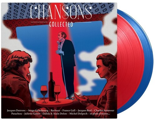 Various Artists - Chansons Collected / Various 2LP Limited 180-Gram Red & Blue]