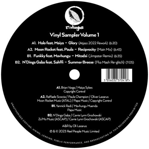 Various Artists - Foliage Records : Vinyl Sampler Vol. 1 (Various Artists)