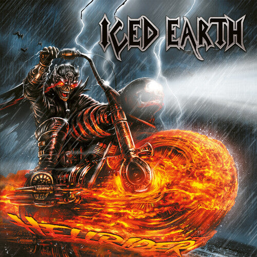 Iced Earth - Hellrider - Orange/yellow/silver Splatter