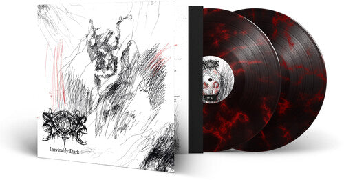 Xasthur - Inevitably Dark - Red/Black Marble