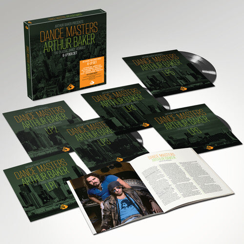 Various Artists - Arthur Baker Presents Dance Masters: Arthur Baker The Classic Dance Remixes - 6LP Boxset, Lift Off Lid Box Set, 16pp Booklet, 140-gram Black, Signed insert