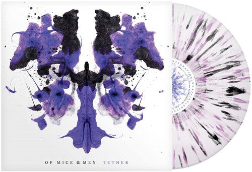 Of Mice & Men - Tether - White Purple Black Splatter