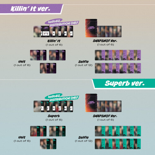 P1Harmony - 1ST ALBUM : Killin' It - Superb Ver.