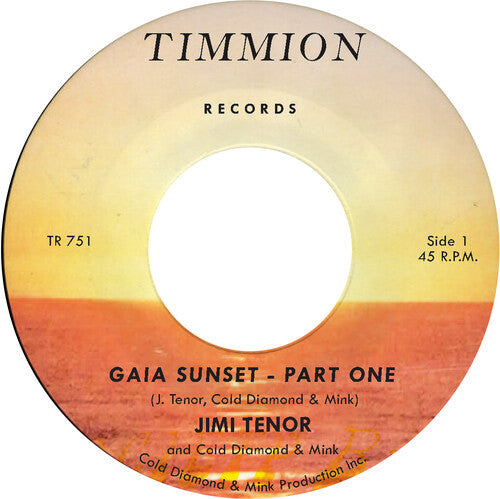 Jimi Tenor & Cold Diamond & Mink - Gaia Sunset [Yellow 7-inch]