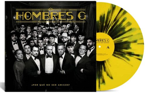 Hombres G - Por Que No Ser Amigos? [Yellow & Black Splatter]
