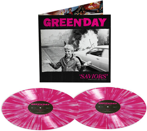 Green Day - Saviors (Edition Deluxe) [2LP Hot Pink with White Splatter]