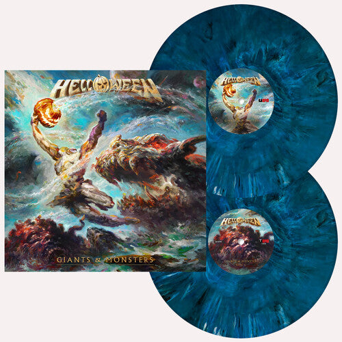 Helloween - Giants & Monsters (Pumpkin Etching & Booklet) [2LP Ocean Blue Marble]