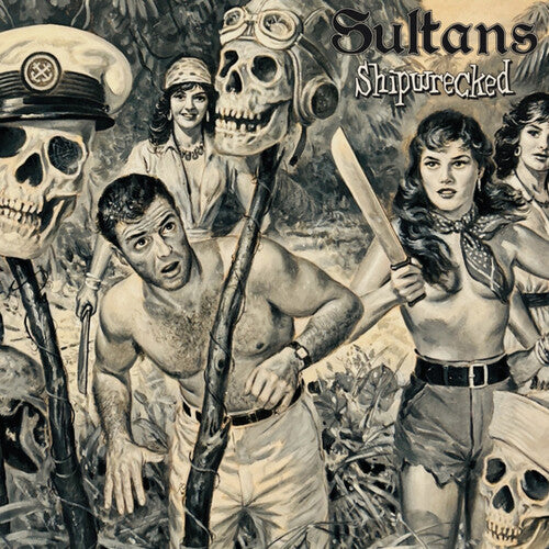 The Sultans - Shipwrecked [White & Red Splatter]