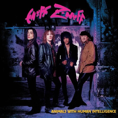 Enuff Z'nuff - Animals With Human Intelligence - Blue/red splatter