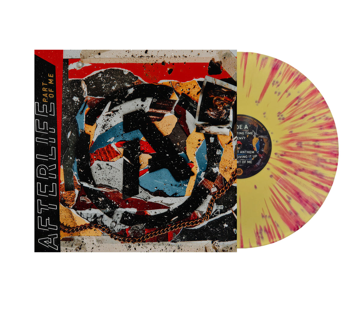 Afterlife - Part Of Me [Yellow & Red Splatter]