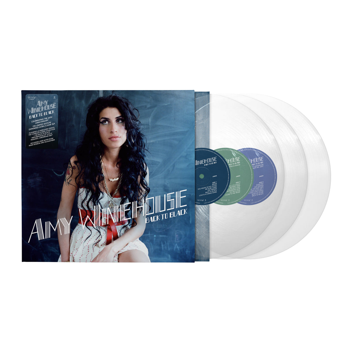 Amy Winehouse - Back to Black (20th Anniversary Deluxe Edition) [3LP Clear] - Vinyl
