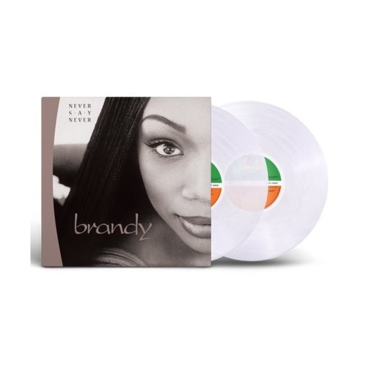 Brandy - Never Say Never [2LP Clear] - Vinyl