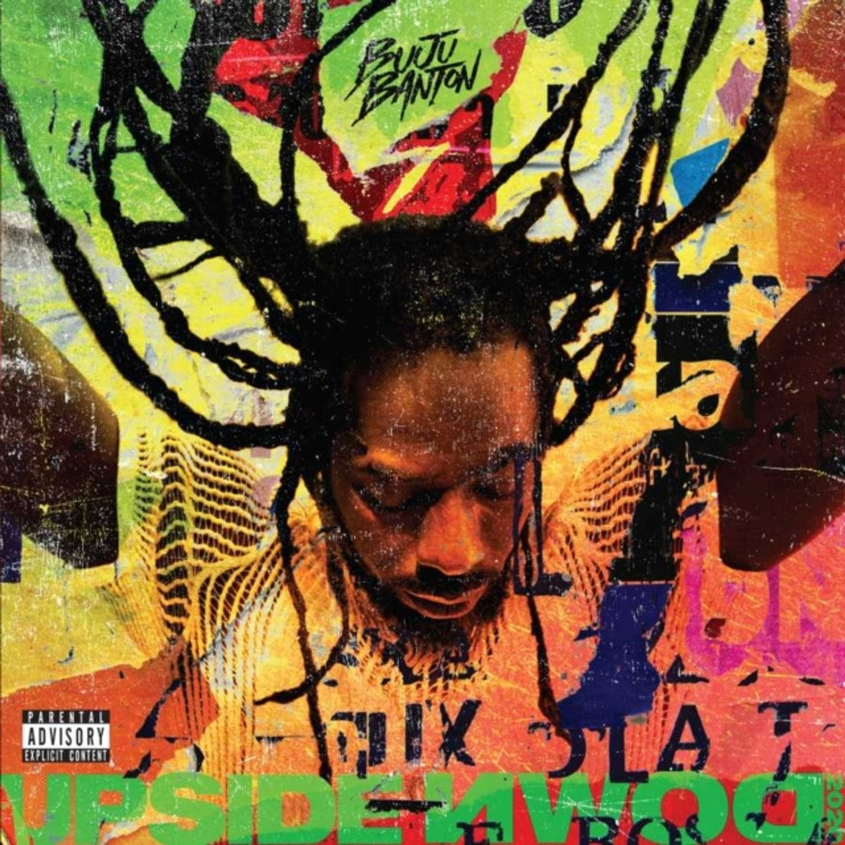 Buju Banton - Upside Down 2020 [2LP Orange, Red and Black Splatter]