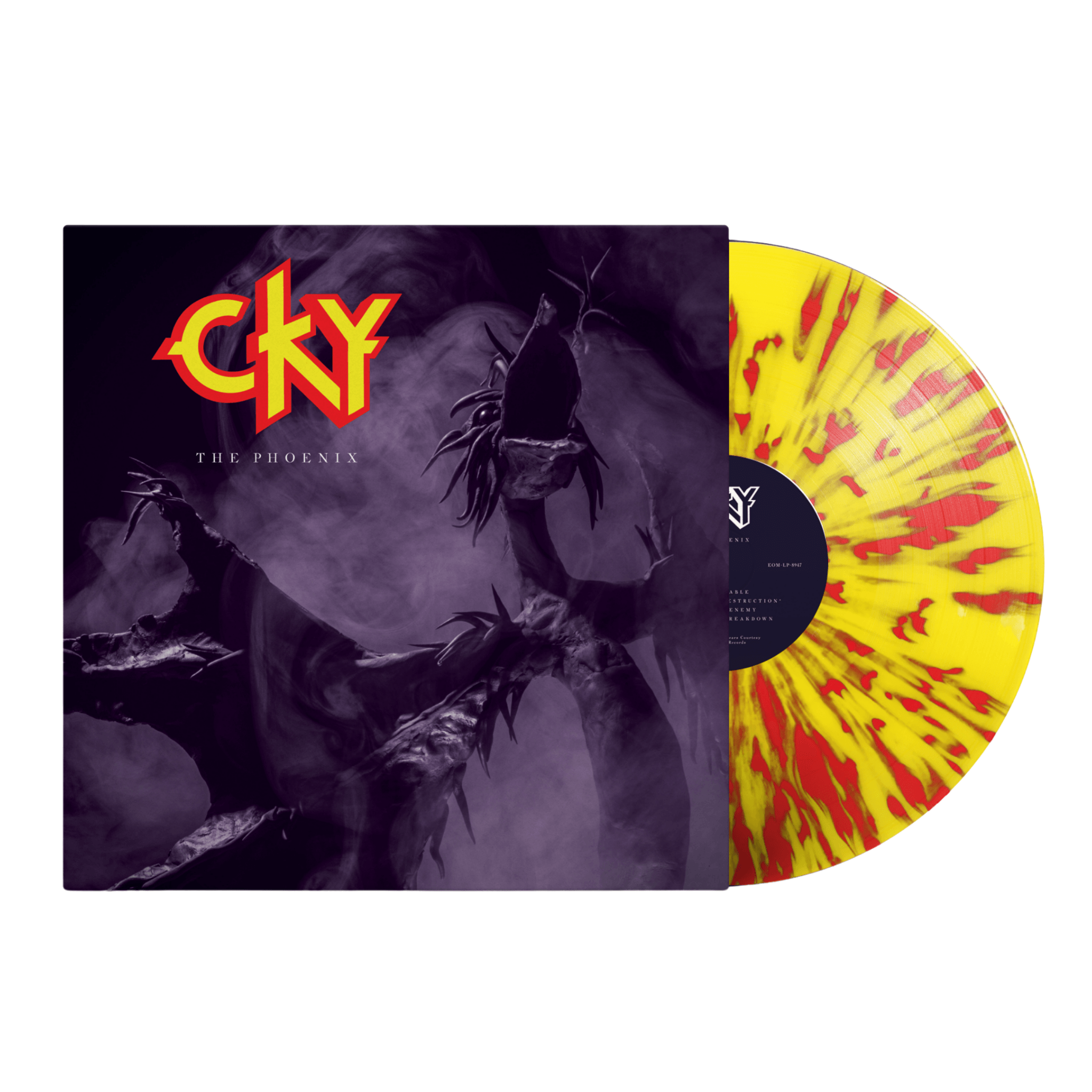 CKY - The Phoenix [Yellow & Red Splatter]
