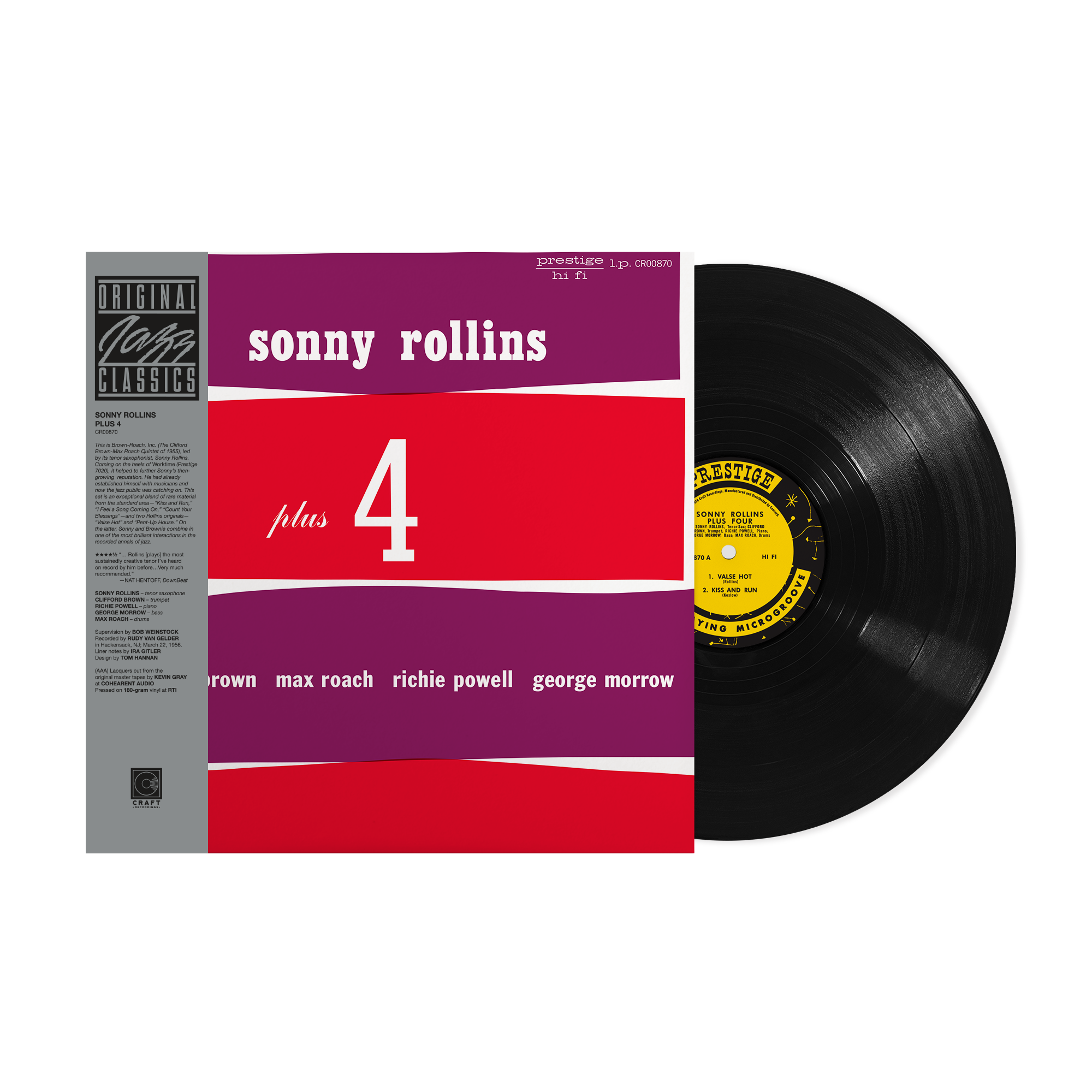Sonny Rollins - Plus 4 (Original Jazz Classics Series)