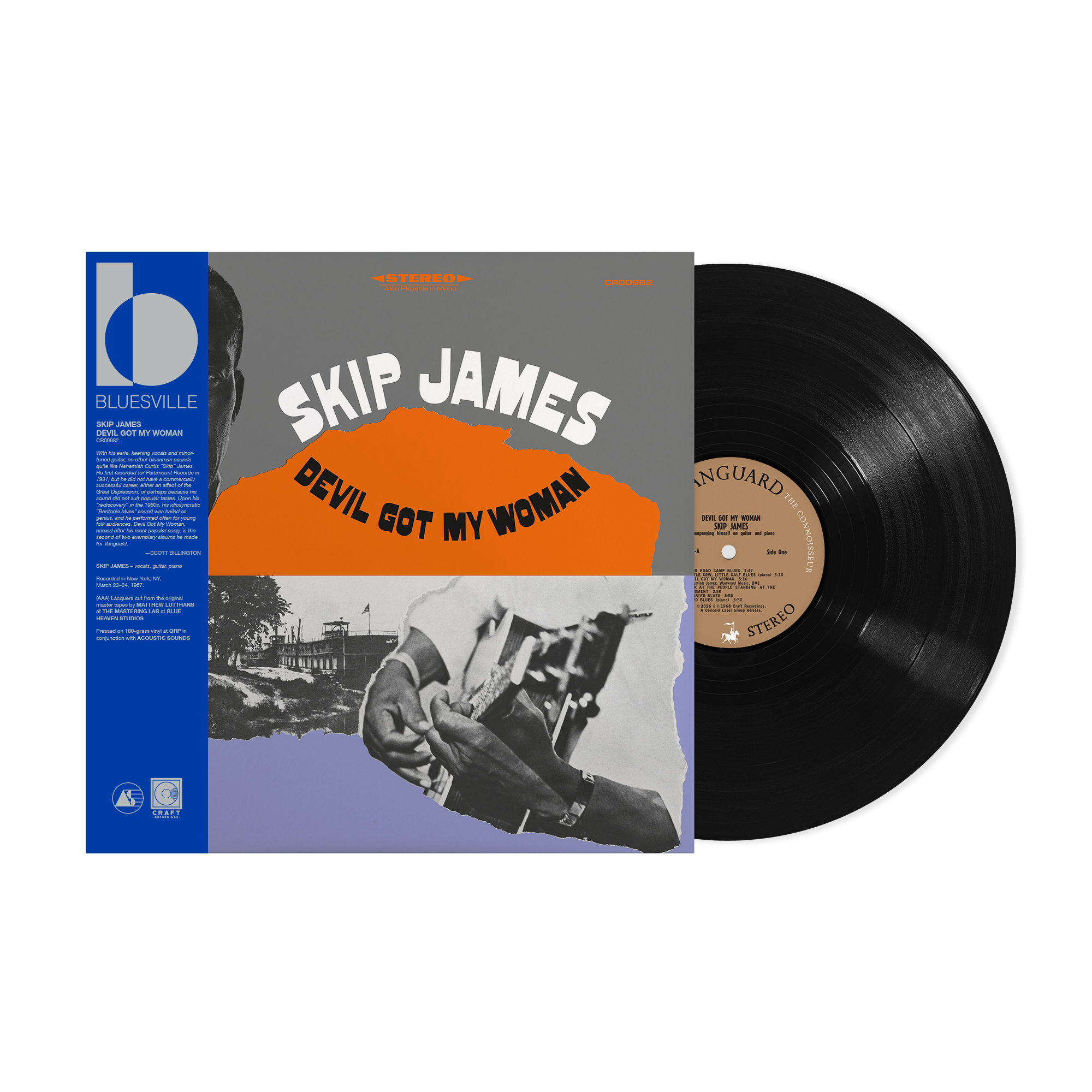 Skip James - Devil Got My Woman (Bluesville Series)