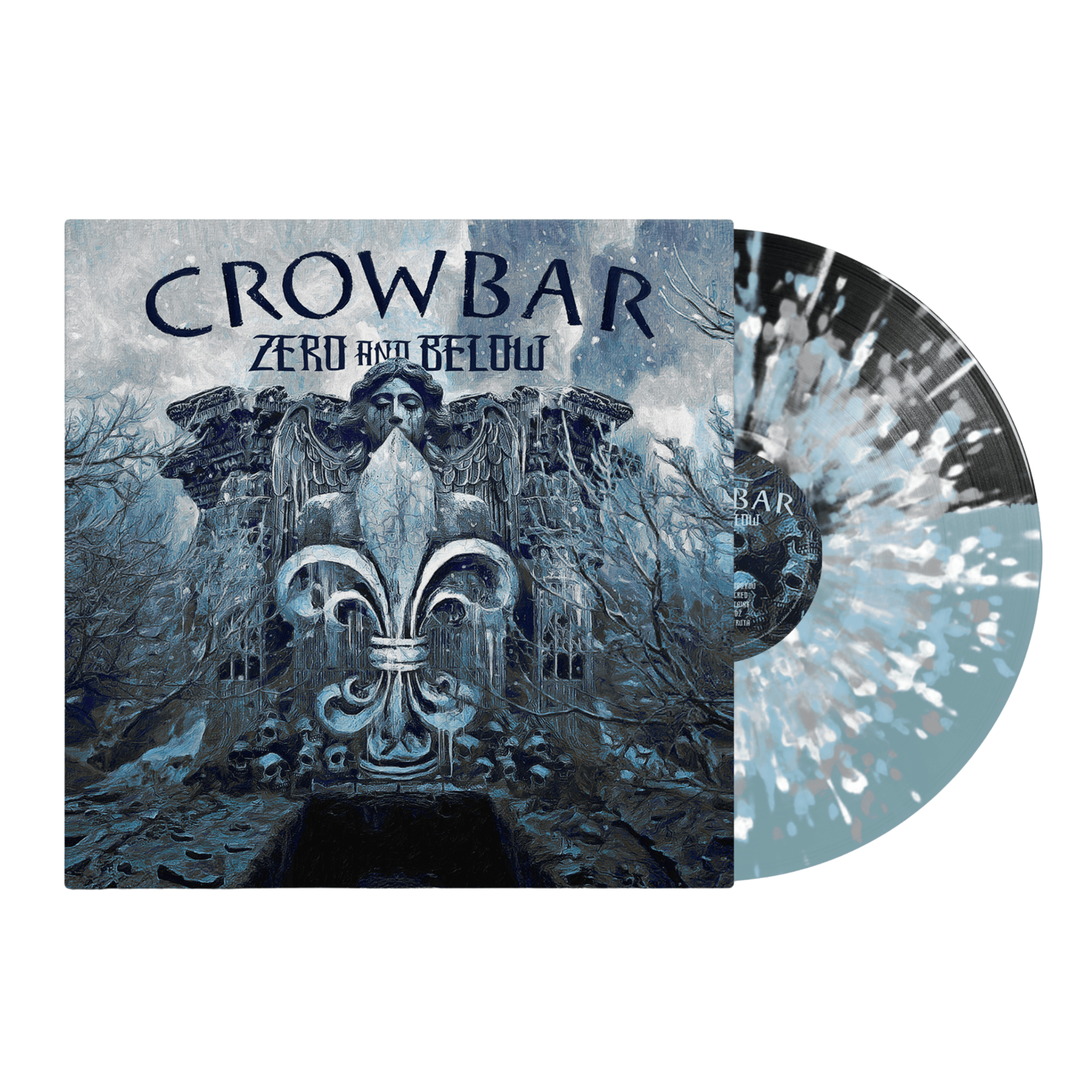 Crowbar - Zero and Below [Black & Blue & White Splatter]