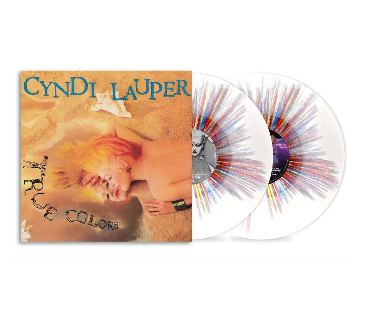 Cyndi Lauper - True Colors (40th Anniversary Edition) [2LP Rainbow Sprinkle] - Vinyl