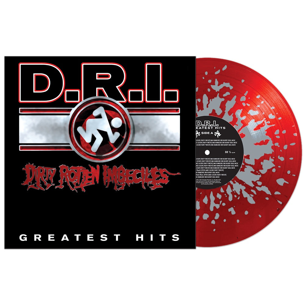 D.R.I. - Greatest Hits [Red/Silver Splatter] - Vinyl