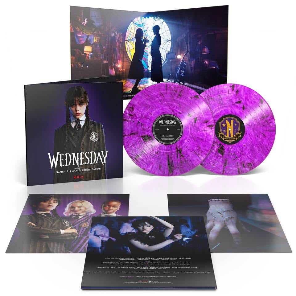 Danny Elfman & Chris Bacon - Wednesday (Original Series Soundtrack) [2LP Purple Smoke] - Vinyl