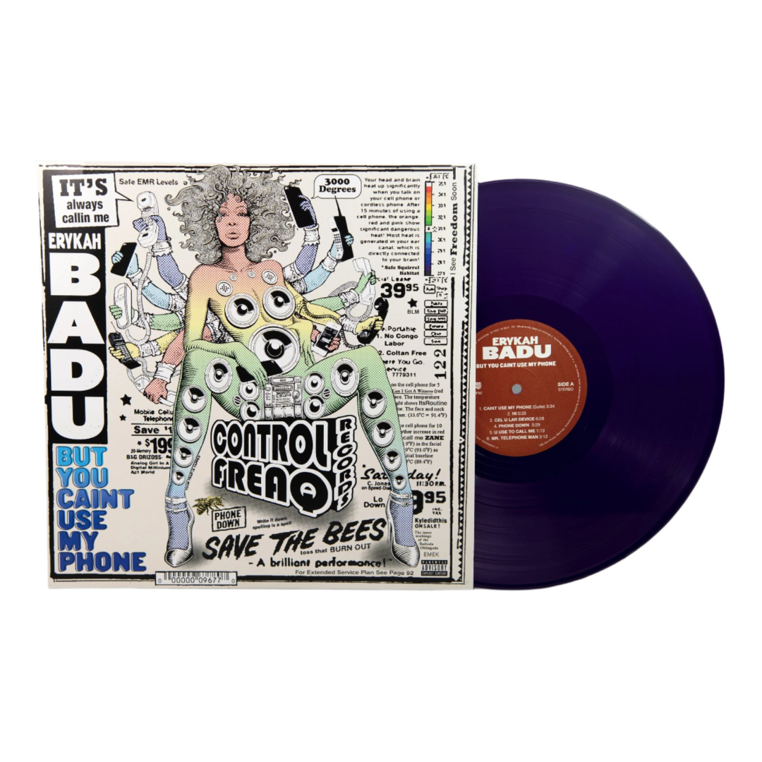 But You Caint Use My Phone [Purple] Vinyl - Erykah Badu Vinyl Records ...
