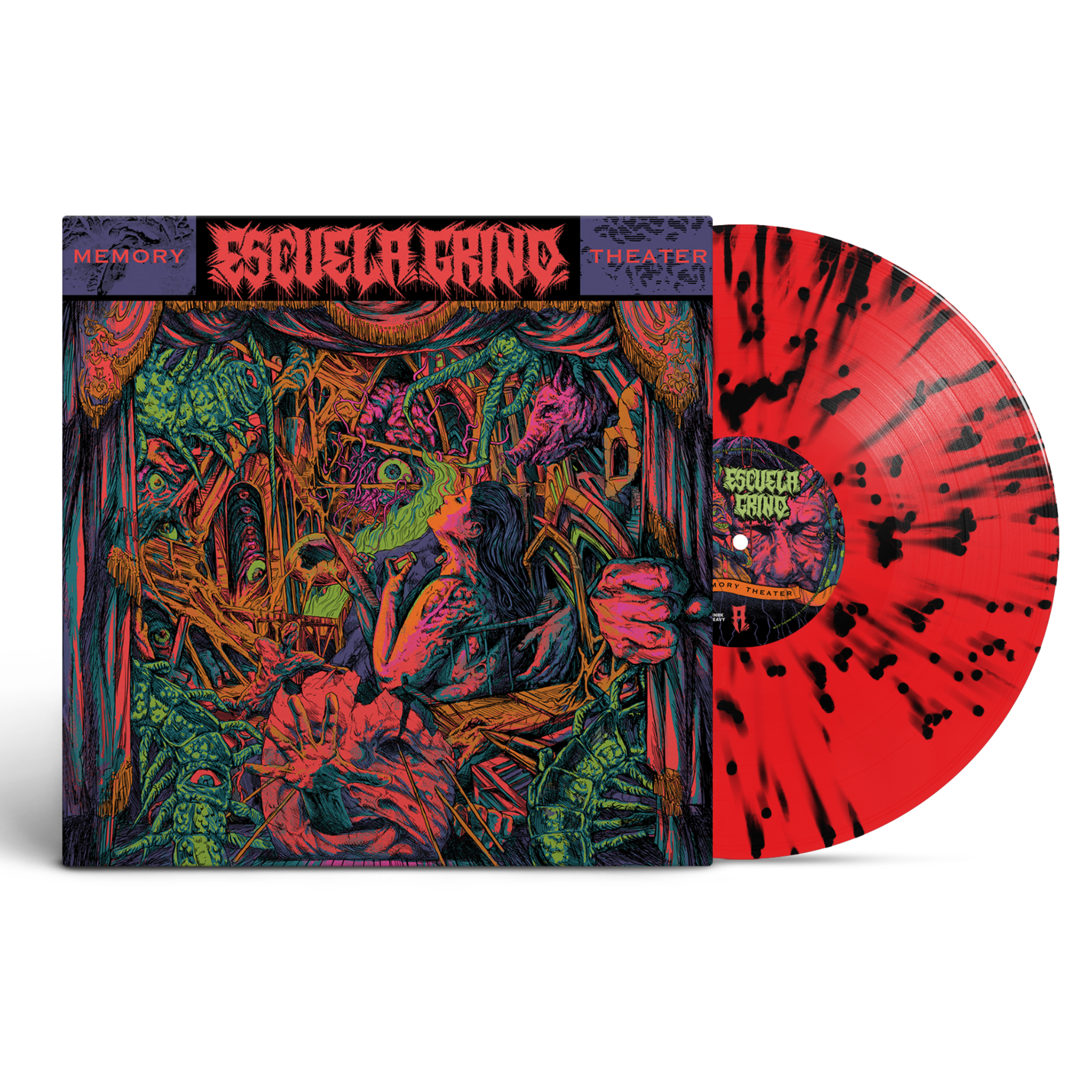 Escuela Grind - Memory Theater [Red & Black Splatter]