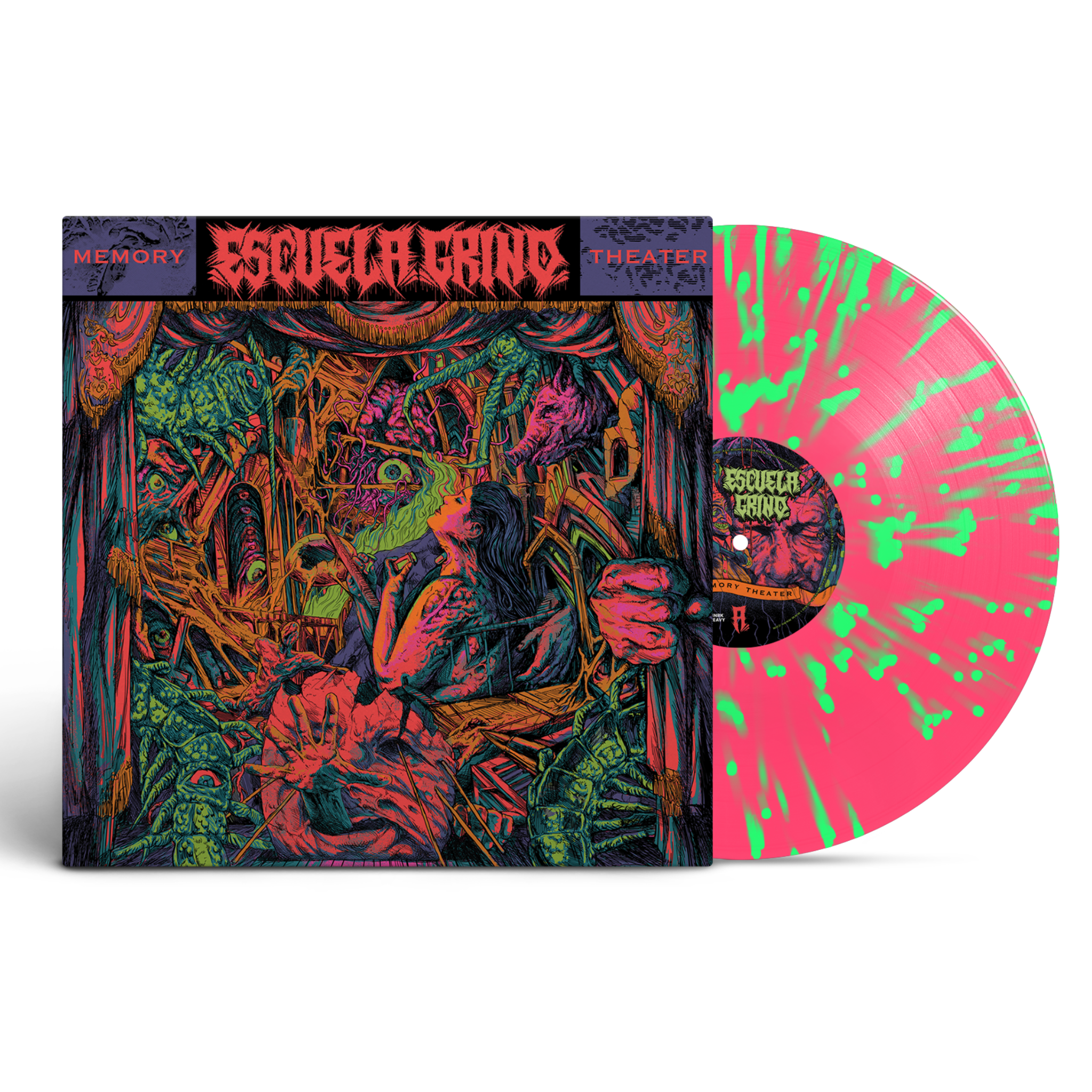 Escuela Grind - Memory Theater [Hot Pink & Spring Green Splatter]