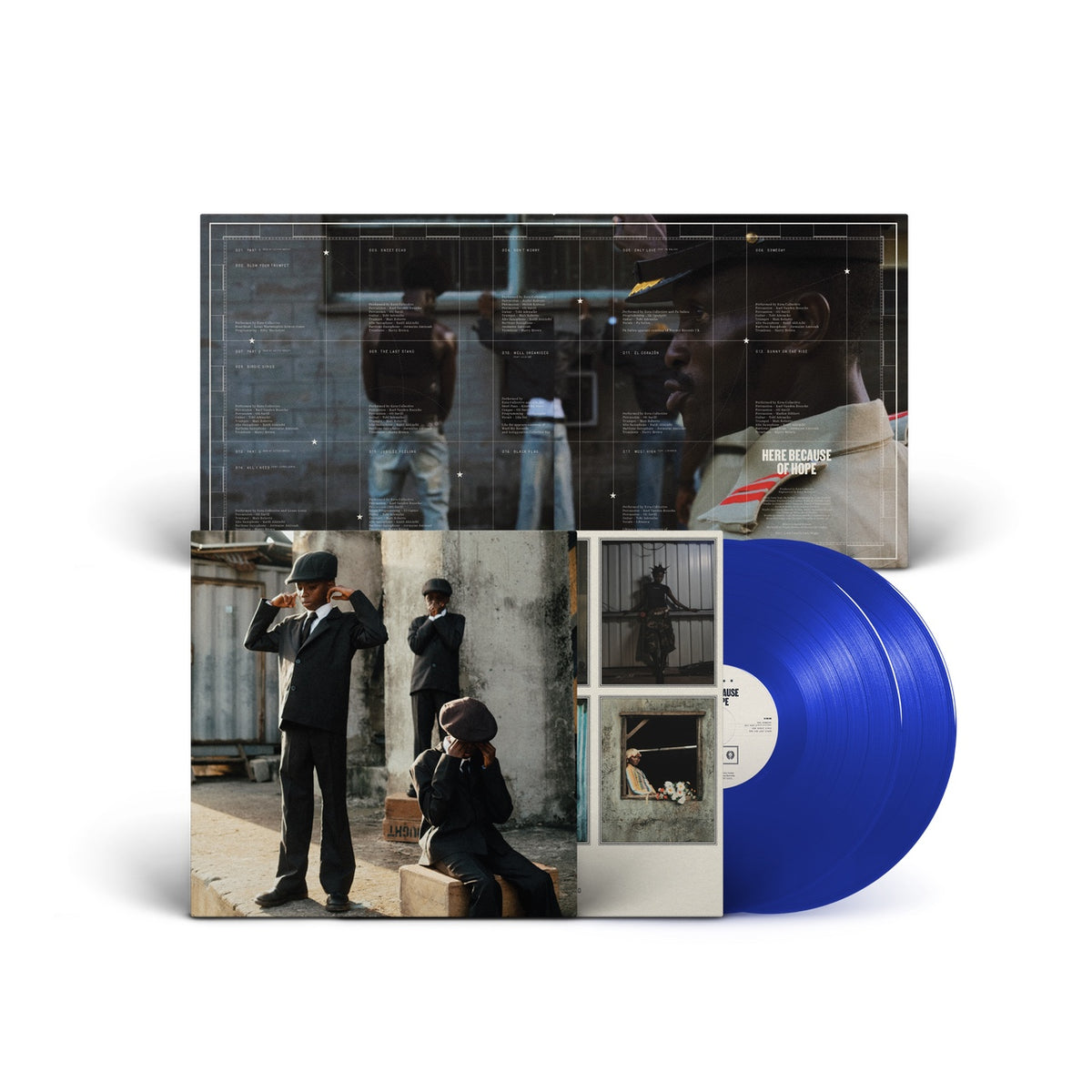 Ezra Collective - Here Because of Hope [2LP Blue] - Vinyl