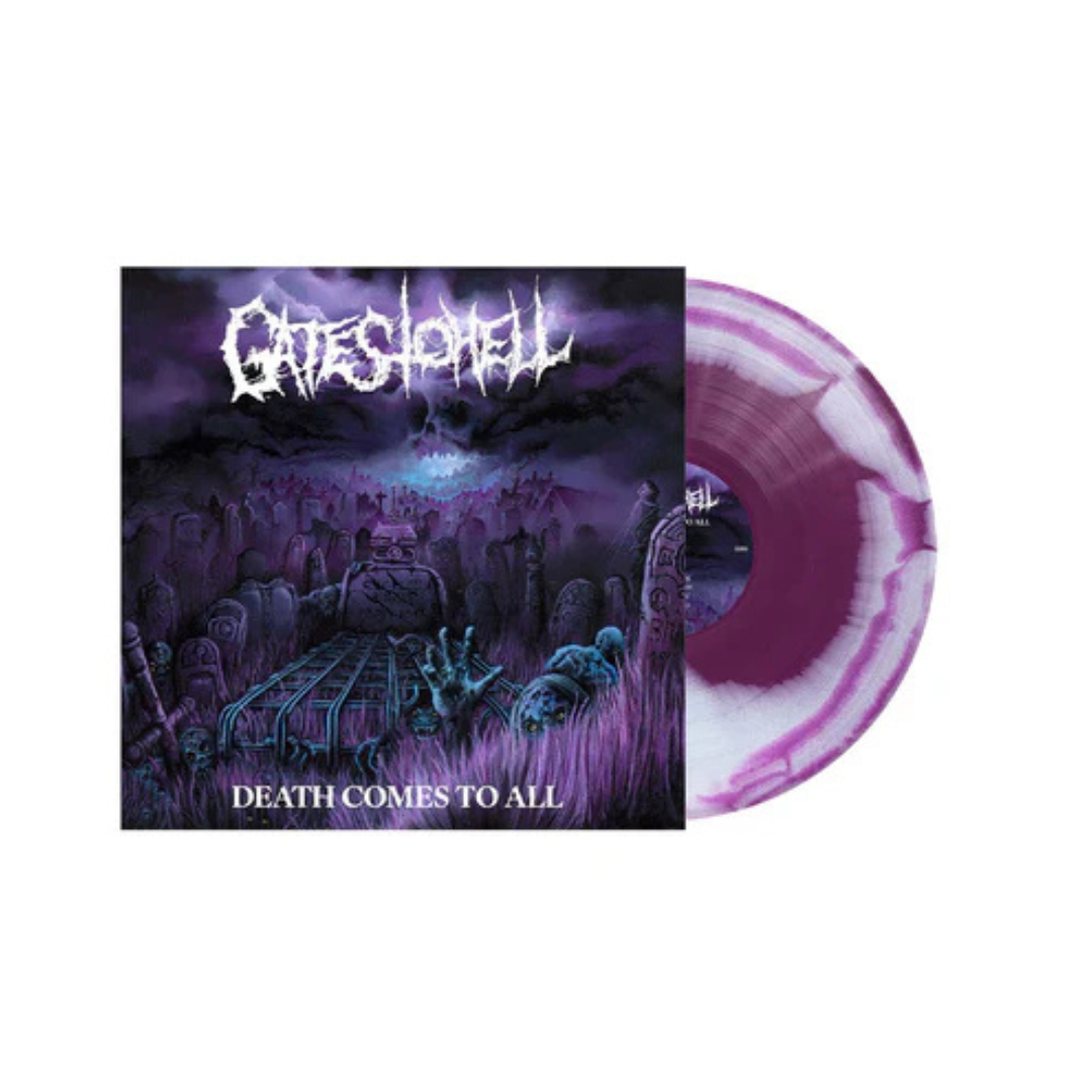 Gates to Hell - Death Comes to All [Purple & White Swirl]