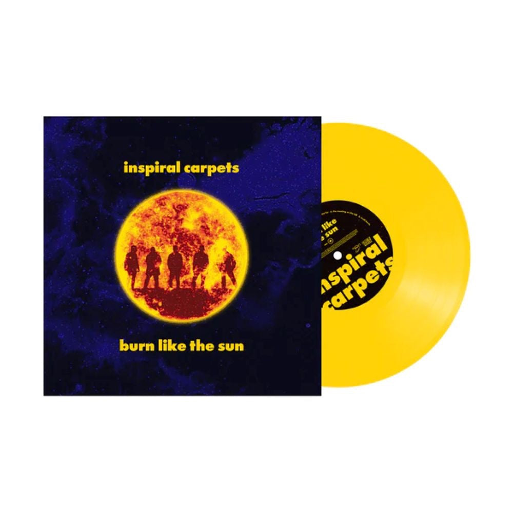 Inspiral Carpets - Burn Like The Sun [Yellow, Alternate Cover UK Import] - Vinyl