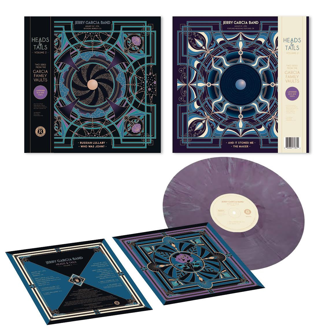 Jerry Garcia Band - Heads & Tails Vol. 2 [Purple] - Vinyl