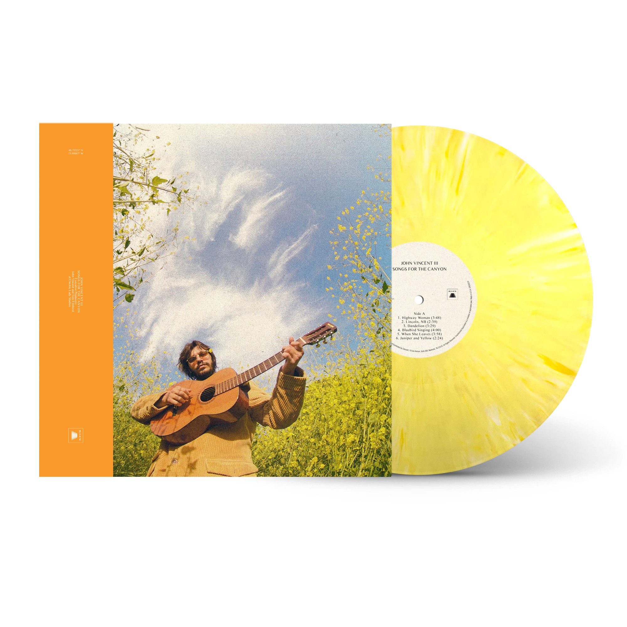 John Vincent III - Songs For the Canyon [Yellow]