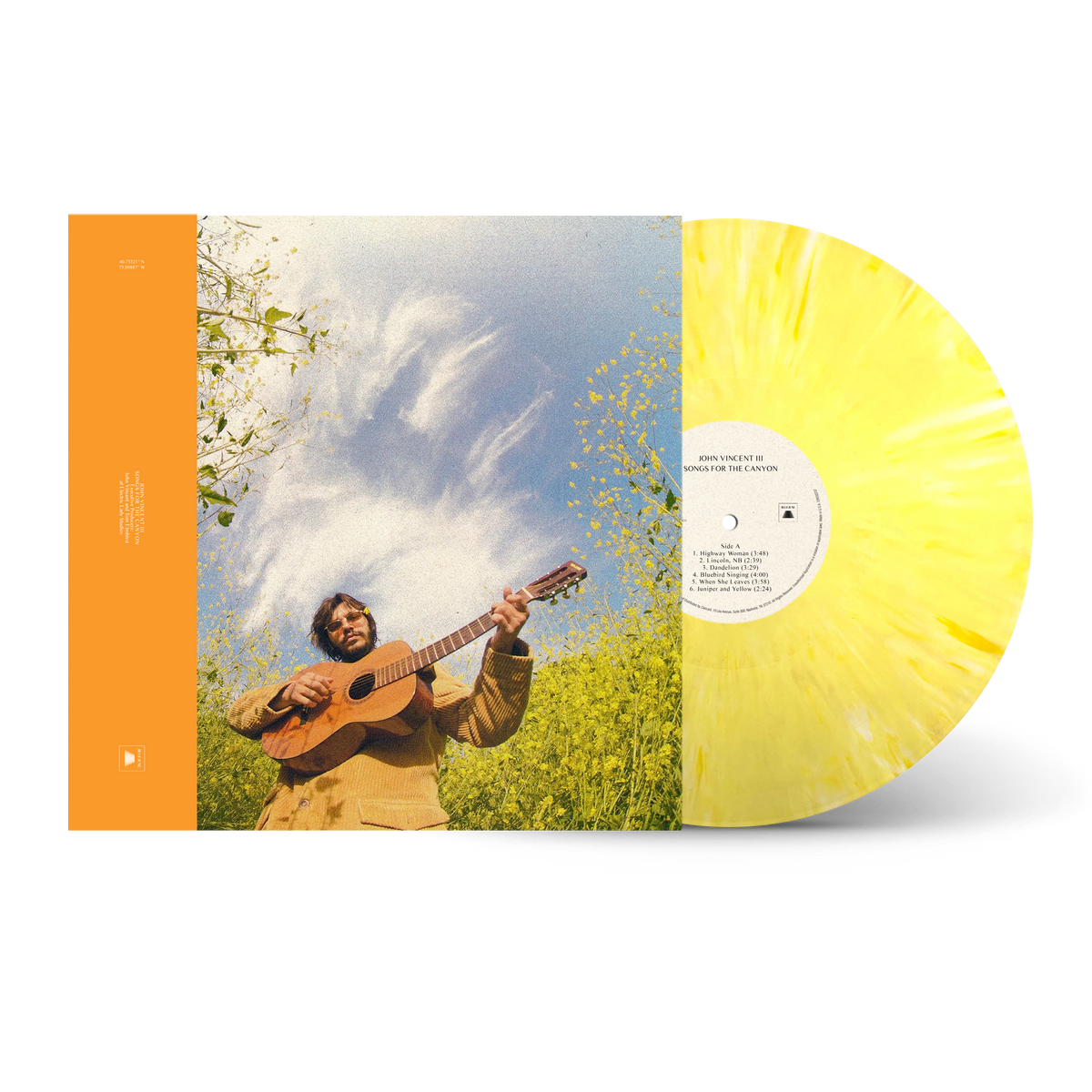John Vincent III - Songs For the Canyon [Yellow]