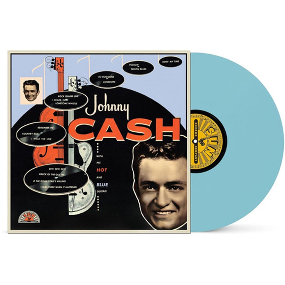 Johnny Cash - With His Hot & Blue Guitar [Blue] - Vinyl