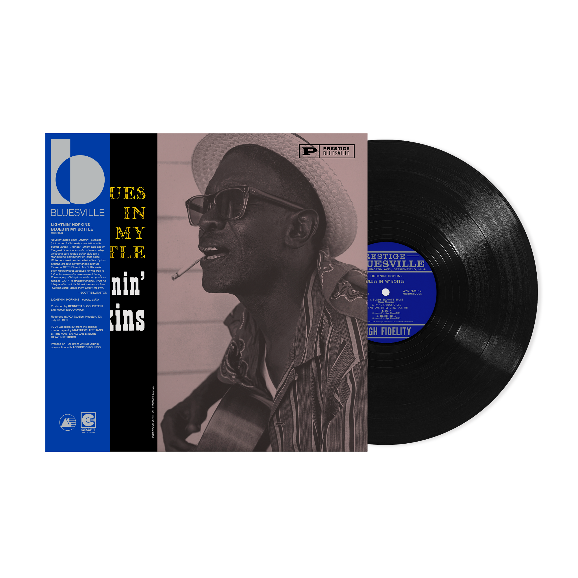 Lightnin’ Hopkins - Blues In My Bottle (Bluesville Series)